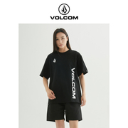 VOLCOM钻石户外品牌简约街头体恤衫2023夏季男生印花短袖T恤