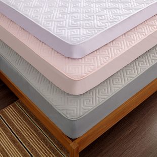 纯棉床笠单件加厚夹棉防滑席梦思，床垫保护套薄棕垫，套全棉床罩1.8m
