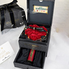 定高档生日礼盒包装盒双层音乐视频项链香水一支2只口红礼物空盒
