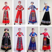 少数民族服装女成人土家族羌族，壮族保安族仫佬族，仡佬族珞巴族套装