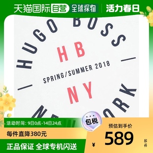 香港直邮HUGO BOSS 男士白色短袖T恤 TIBURT67-50386283-100