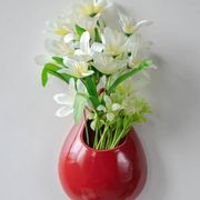 挂在墙上的壁挂花瓶免打孔绿萝水培陶瓷，花盆客厅墙壁创意养花装饰