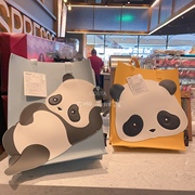 限量costa熊猫单肩托特包PVC材质百搭购物逛街女生可爱卡通健身包