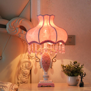 欧式台灯客厅茶几装饰灯温馨插电式遥控可调节亮度书房卧室床头灯