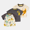 婴儿衣服休闲短袖T恤韩版夏装男童3岁幼儿女宝宝儿童小童上衣