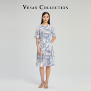 唯尚女装连衣裙 Vesas Collection 桑蚕丝女裙 简洁修 穿着舒适