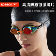 speedo速比涛泳镜高清防水防雾专业男女士竞速游泳镜竞赛游泳眼镜