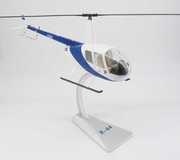高档高档罗宾逊r44直升机模型合金，r44原机型，模型仿真民用直升机模