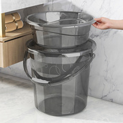 家用透明水桶加厚储水桶学生宿舍用洗澡洗衣桶手提大号塑料桶脸盆