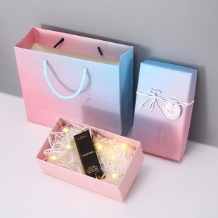 口红礼物盒送闺蜜女朋友情人节创意空盒子ins风韩版包装盒子