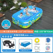儿童充气游泳池加厚大人小孩宝宝婴儿泳池家用大型水池玩具戏水池