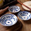 土陶老式复古陶瓷面碗瓷碗，斗碗餐具怀旧4.5英寸碗粗陶酒碗瓷农家