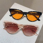 韩版简约猫眼太阳眼镜网红同款个性时尚风街拍防紫外线墨镜
