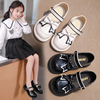 儿童鞋女童皮鞋韩版英伦风时尚软底公主鞋中大童黑色小学生演出鞋