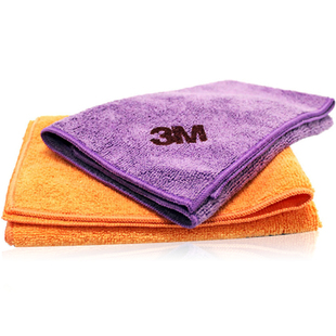 3m细纤维毛巾洗车毛巾擦车，毛巾擦车布汽车(布，汽车)毛巾颜色随机