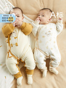 乖奇熊新生儿冬季衣服婴儿，宝宝保暖连体，棉服加厚可爱小棉袄哈衣