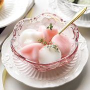 欧式透明玻璃碗 水果碗沙拉碗 冰淇淋碗糖水碗碗碟套装甜品碗小碗