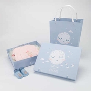 新生婴儿衣服礼盒包装盒宝宝满月回礼周岁盒儿童礼物盒空盒子