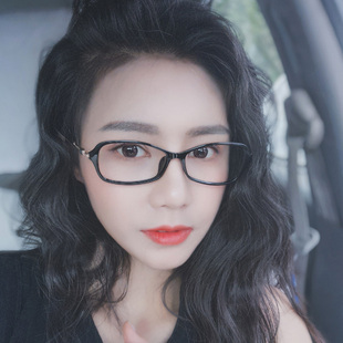韩版近视眼镜框女白领学生圆脸tr超轻可配高度数(高度数，)眼睛框镜架显脸小
