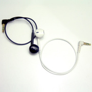 单边短线耳机弯插适用蓝牙接收器mp3手机3.5设备通用
