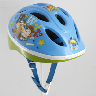 外贸出口男孩卡通少年儿童轮滑单车，滑步车骑行头盔，可调节k8小码