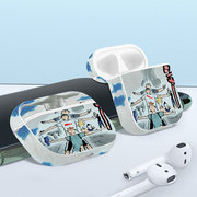 排球少年动漫耳机套适用AirPods Pro苹果2/3代小羊皮保护壳华为4i