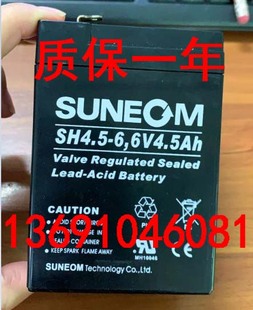 6V4.5AH恒泰童车电瓶99815 99826 99811 99813电池SUNEOM SH4.5-6
