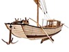 渡江战役英雄船青少年爱海疆，比赛木质拼装帆船纸质纸质船模型
