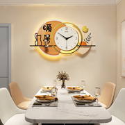 创意钟表挂钟客厅简约现代大气，高档网红餐厅时钟挂墙艺术2022
