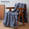 BERKSHIRE伯克希尔 法兰绒毛毯加厚冬季印花沙发毯办公室午睡毯子