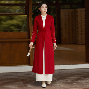 原创唐装中国风女装改良汉服汉元素新中式上衣女刺绣古风外套