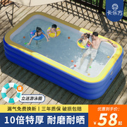 充气游泳池儿童家用加厚宝宝婴儿，大型洗澡水池，小孩家庭大人戏水池