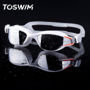 toswim泳镜防水防雾高清近视，游泳镜男女左右度数不同大框游泳眼镜