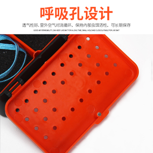 红虫蚯蚓盒子多功能活饵渔具盒透气保湿防虫跑精品鱼具.用品配件
