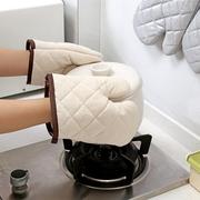 加厚纯棉微波炉手套防滑防烫耐温隔热手套烤箱烘焙防烫手套