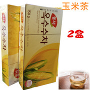 韩国进口玉米茶玉米茶茶 东西玉米茶150g×2盒 袋泡茶 干玉米茶茶