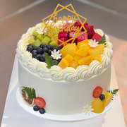 蛋糕模型仿真2023网红奶油，水果橱窗定制道具，假蛋糕样品展示