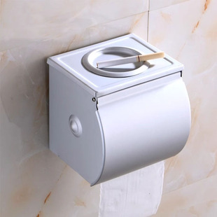 太空铝 纸巾盒 卫生间卷纸盒 加长厕纸盒 厕所卫生纸盒防水加厚