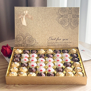费列罗巧克力礼盒装三色球送男女朋友妈妈高档生日520情人节礼物
