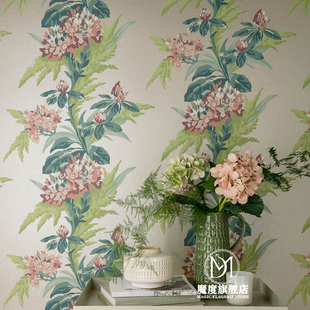 魔度法式墙布英国1838 Wallcoverings墙纸美式田园壁纸欧美复古风