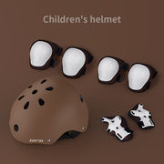 儿童头盔平衡车护具套装滑板车轮滑自行车溜冰鞋护膝宝宝安全帽男