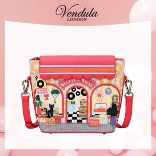 Vendula英国原创手工女包 黑胶唱片系列复古时尚英伦风单肩斜跨包