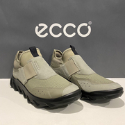 ECCO爱步运动男鞋一脚蹬轻便透气跑步鞋 驱动820244