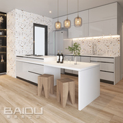 北欧现代格子厨卫瓷砖白色，亮光瓷片釉面砖厨房，墙砖卫生间砖300600