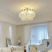法式轻奢吊灯客厅2024年简约现代水晶玻璃公主房间，主卧室灯具