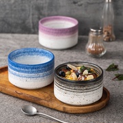 日式陶瓷甜品碗布丁杯，家用蒸蛋盅舒芙蕾烤碗烘培餐具，创意小吃菜碗