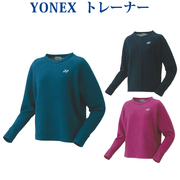 日本YONEX尤尼克斯女士秋冬运动羽毛球服长袖T恤圆领