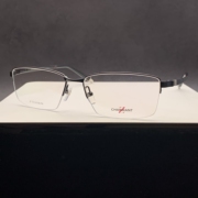 charmant夏蒙z钛zt27032纯钛半框男士商务超轻时尚高端近视眼镜框