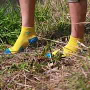 山拓 户外登山速干袜子船袜夏季薄款 运动袜 耐用防臭徒步跑步袜