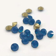 国产蓝蛋白尖底钻水钻美甲，饰品补钻镶钻立体钻氧化锆立方散珠配件